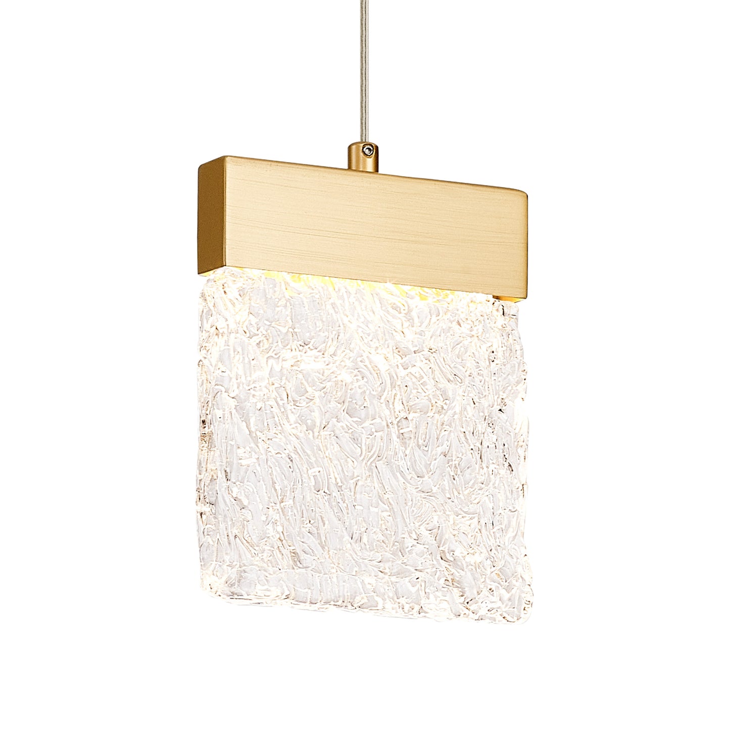 Brianna Brushed Gold Pendant Light Home Store Living