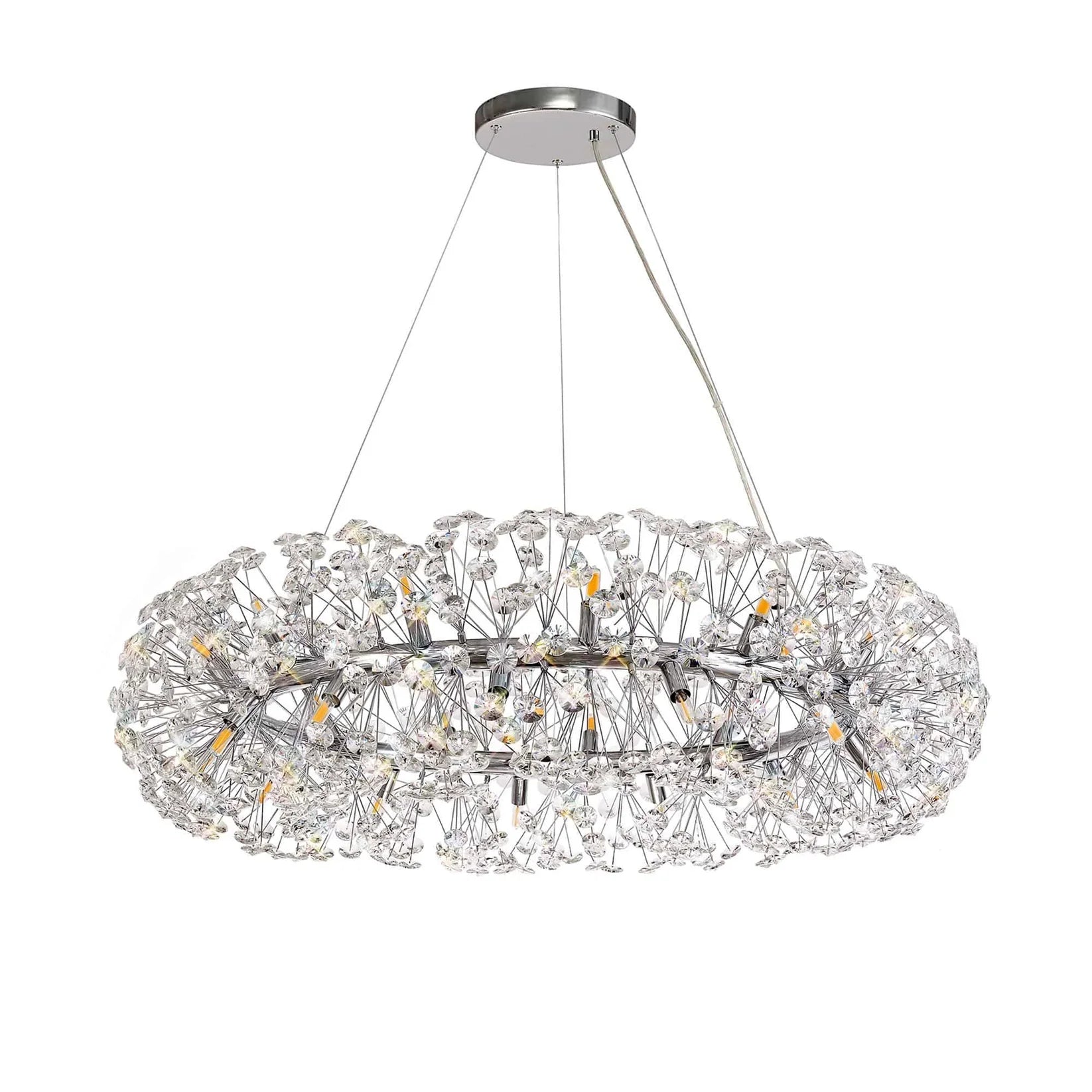 Brantley Crystal Ring Pendant Light Home Store Living