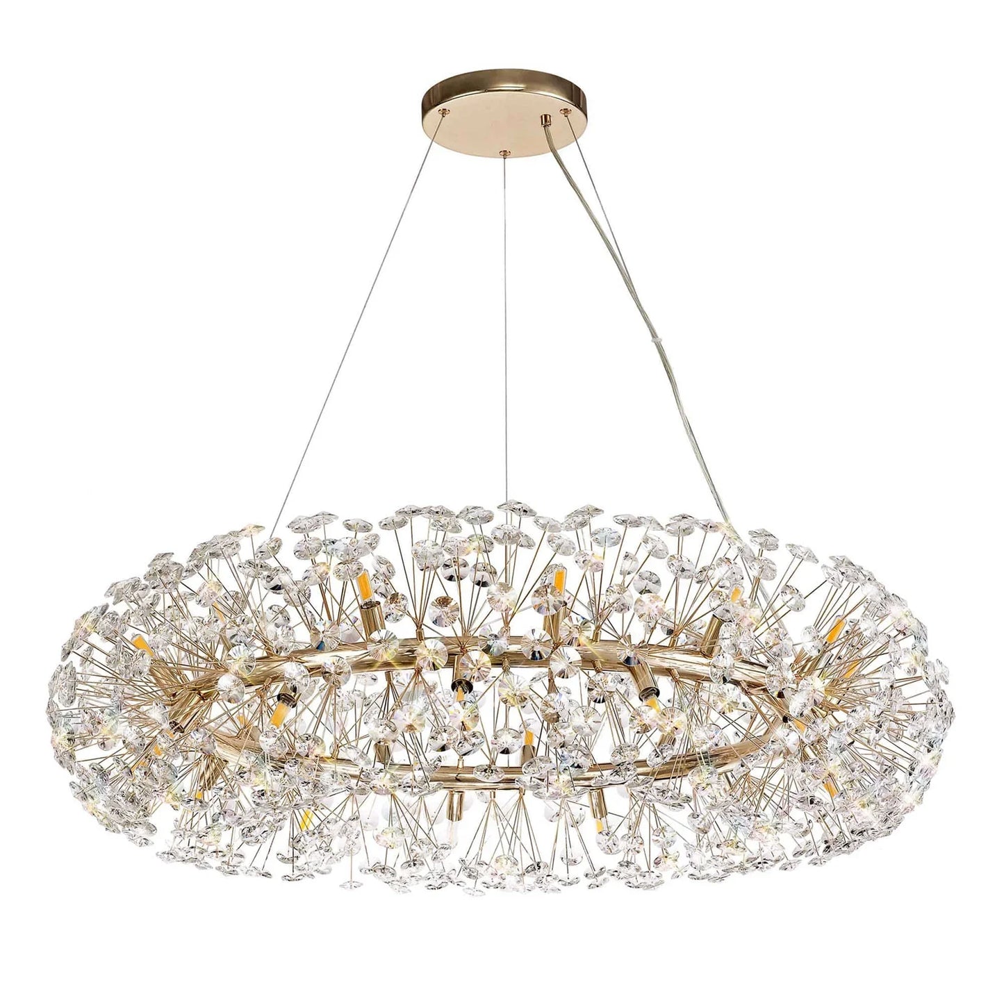 Brantley Crystal Ring Pendant Light Home Store Living