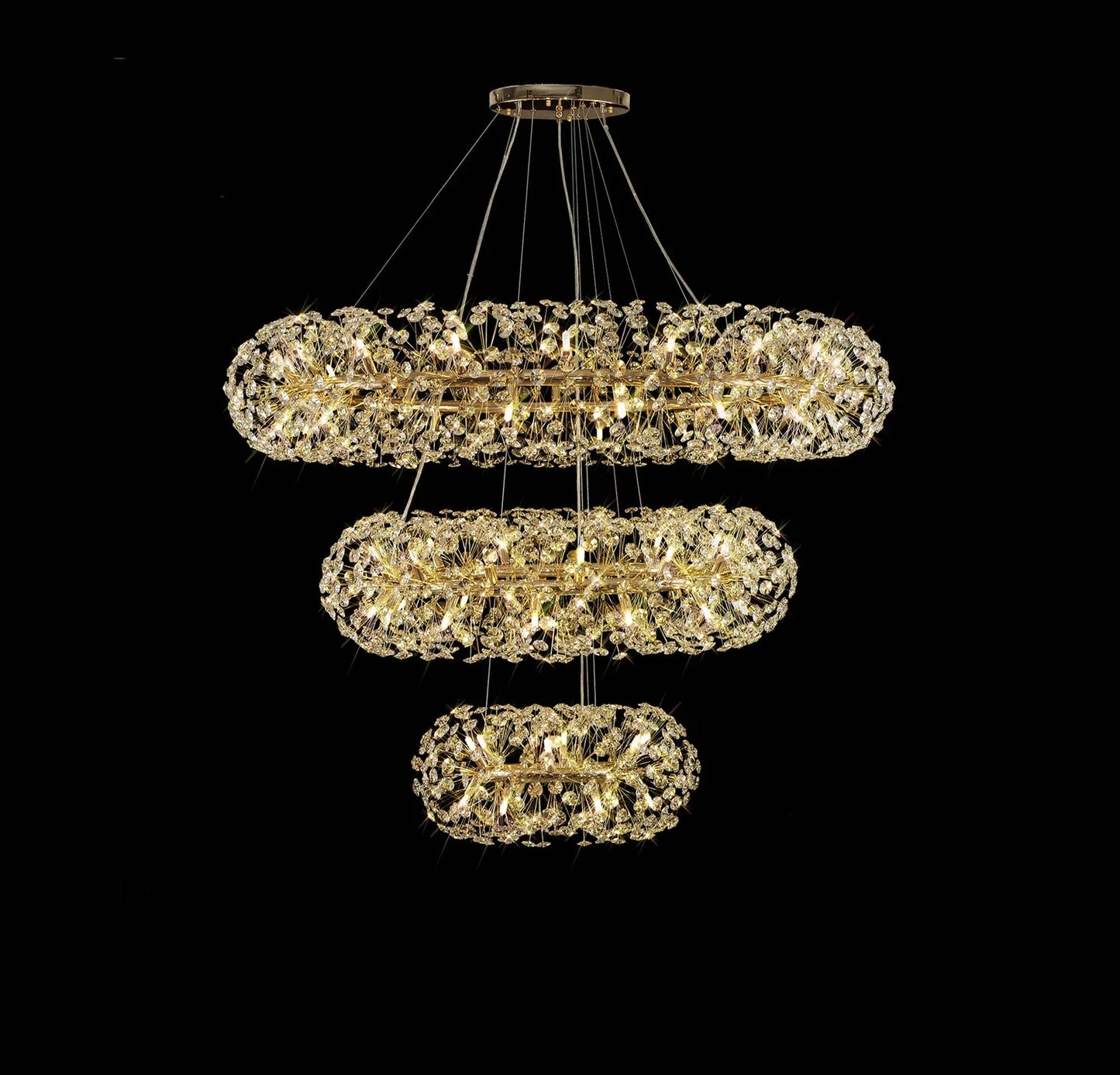 Brantley 3 Tier Crystal Ceiling Pendant Home Store Living