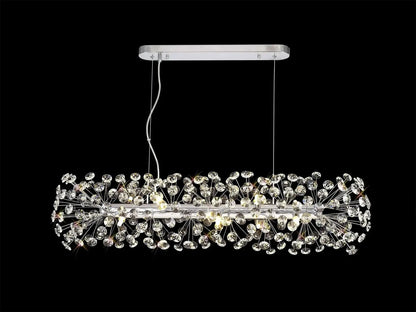 Brantley Oblong Linear Crystal Pendant Home Store Living