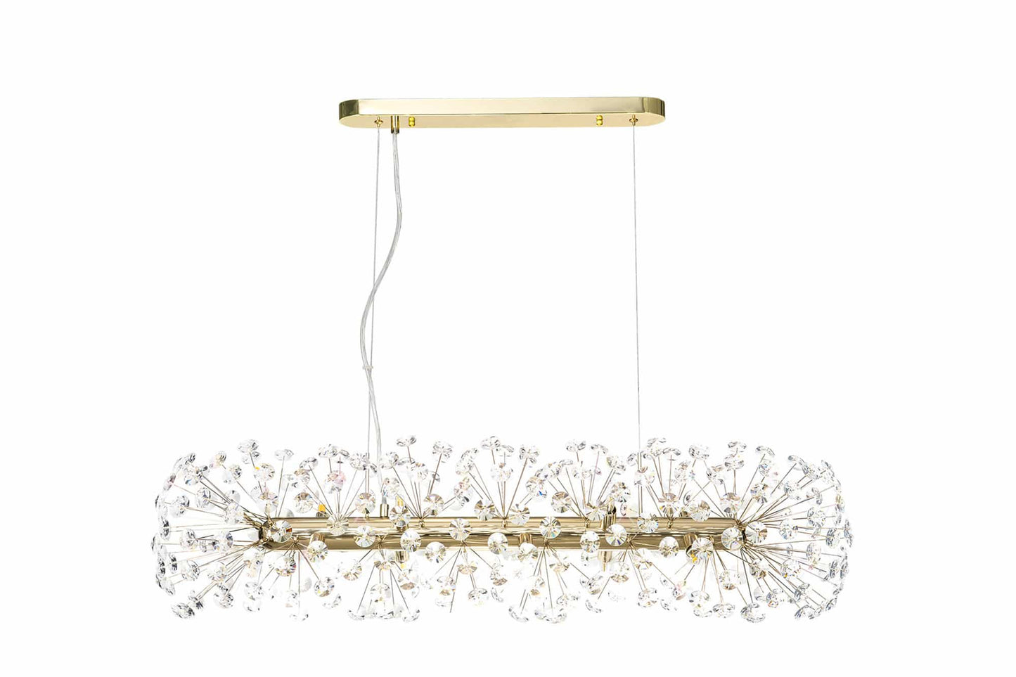 Brantley Oblong Linear Crystal Pendant Home Store Living