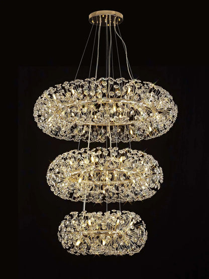 Brantley 3 Tier Crystal Ceiling Pendant Home Store Living