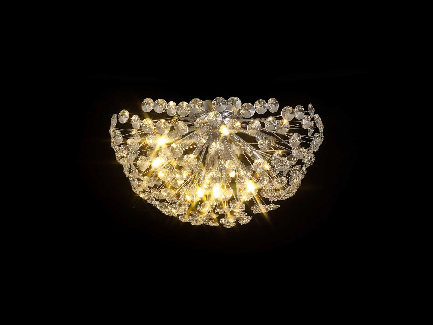 Brantley Crystal Dome Ceiling Light Home Store Living