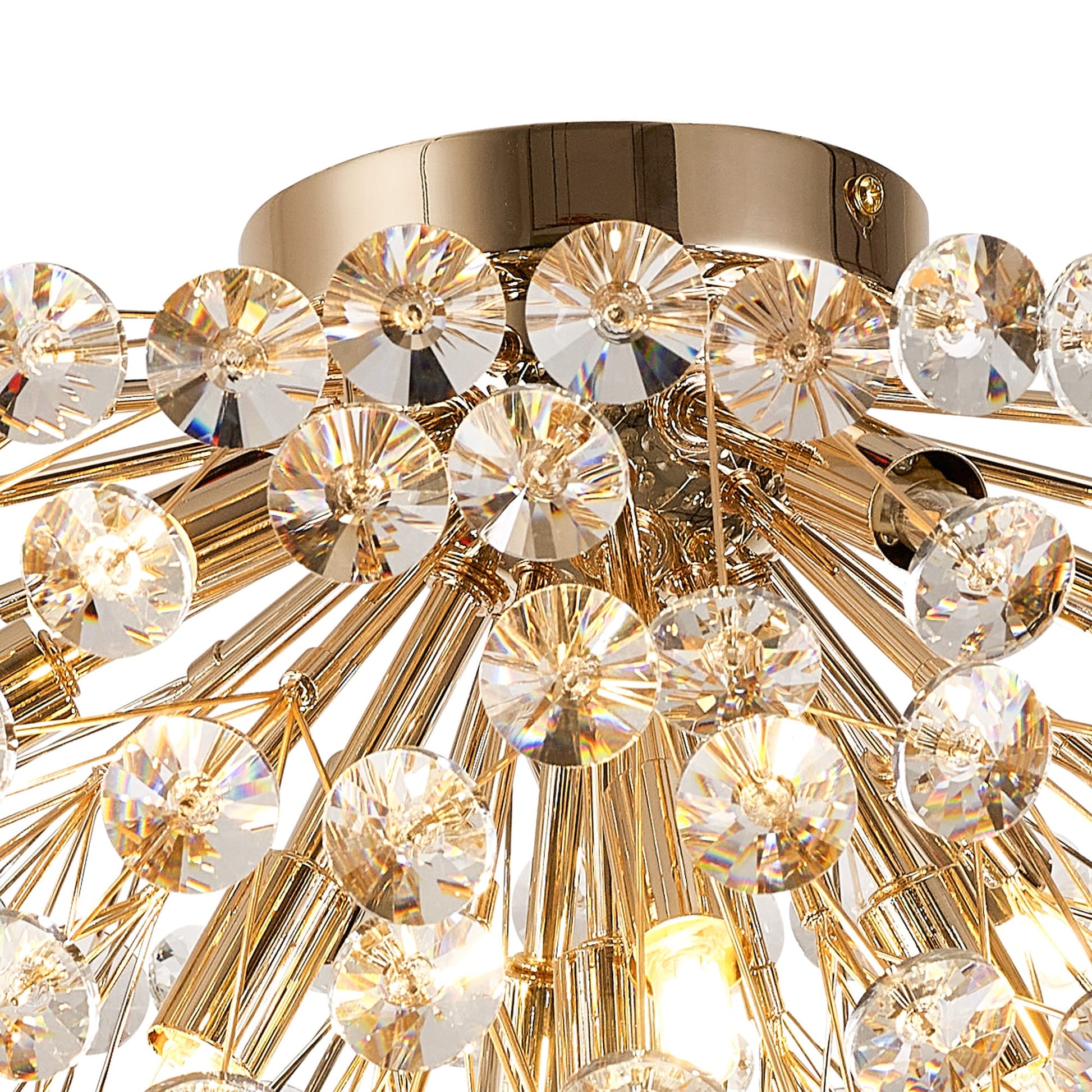 Brantley Crystal Dome Ceiling Light Home Store Living