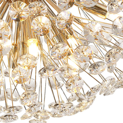 Brantley Crystal Dome Ceiling Light Home Store Living