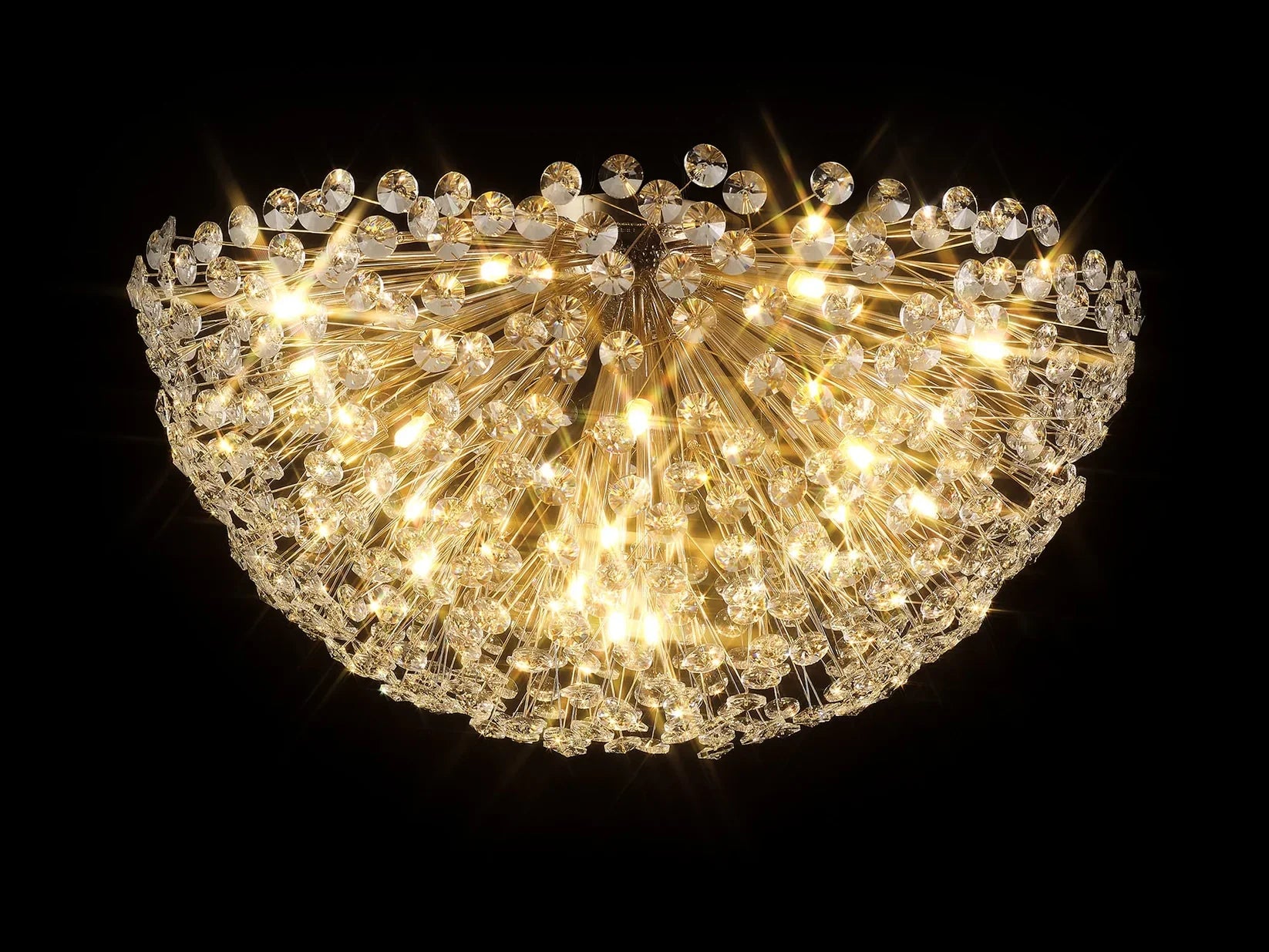 Brantley Crystal Dome Ceiling Light Home Store Living