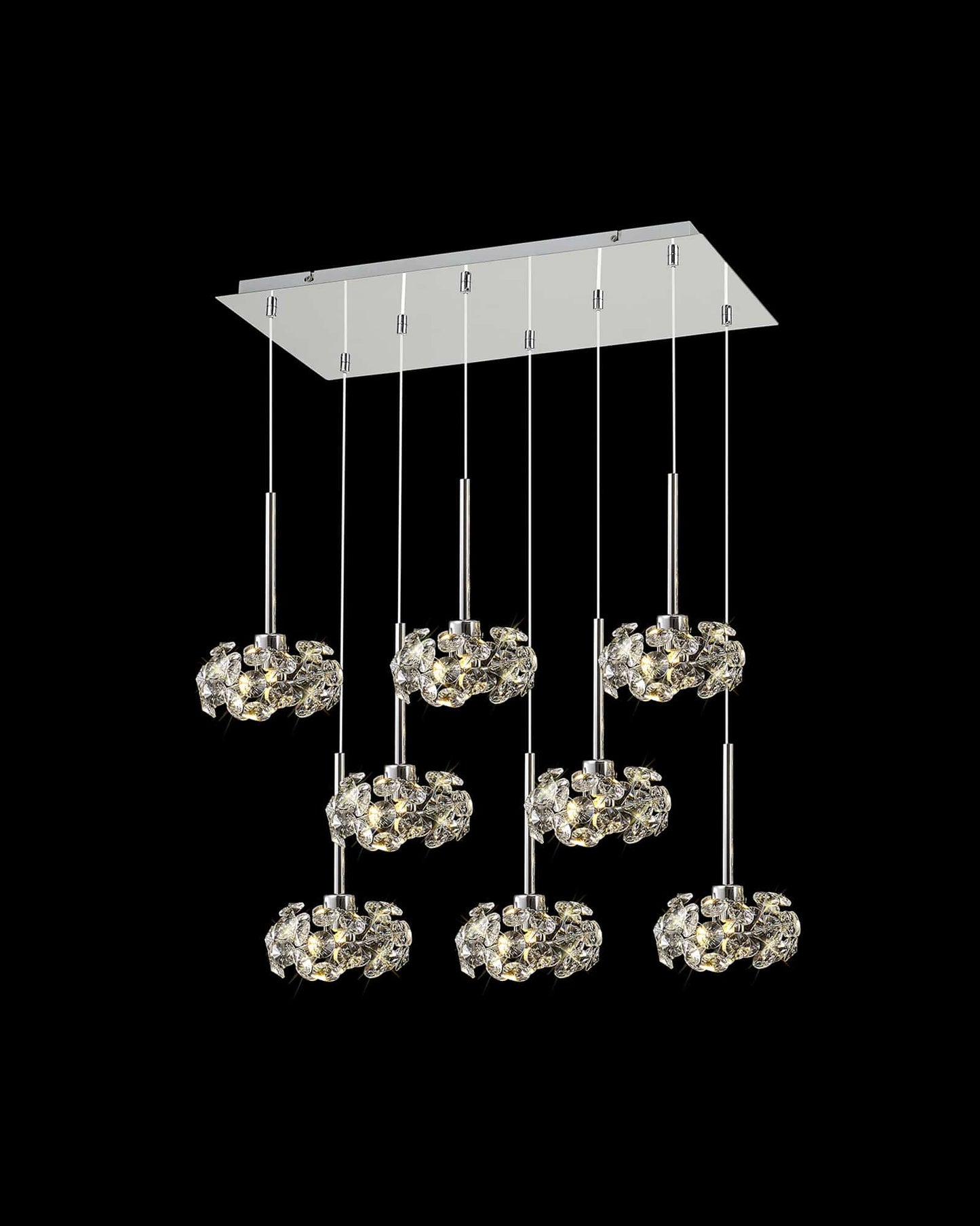 Brantley Rectangle Multiple Pendant Light Home Store Living