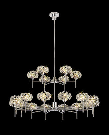 Brantley 2-Tier Crystal Ceiling Light Home Store Living