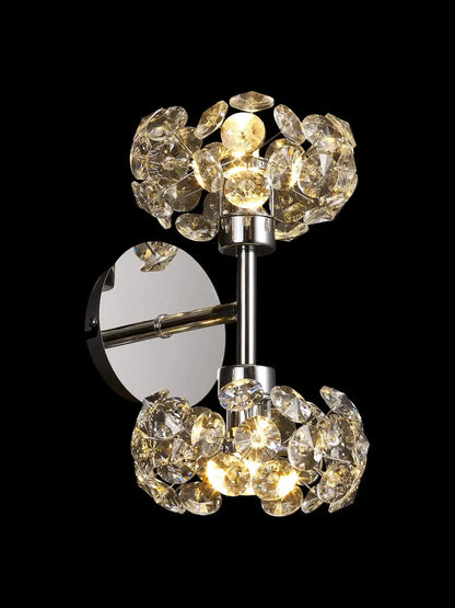 Brantley Adjustable G9 Crystal Wall Lamp Home Store Living