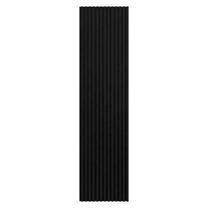 Black Acoustic Timber Slat Wall Panel - 2400mm x 600mm AWS