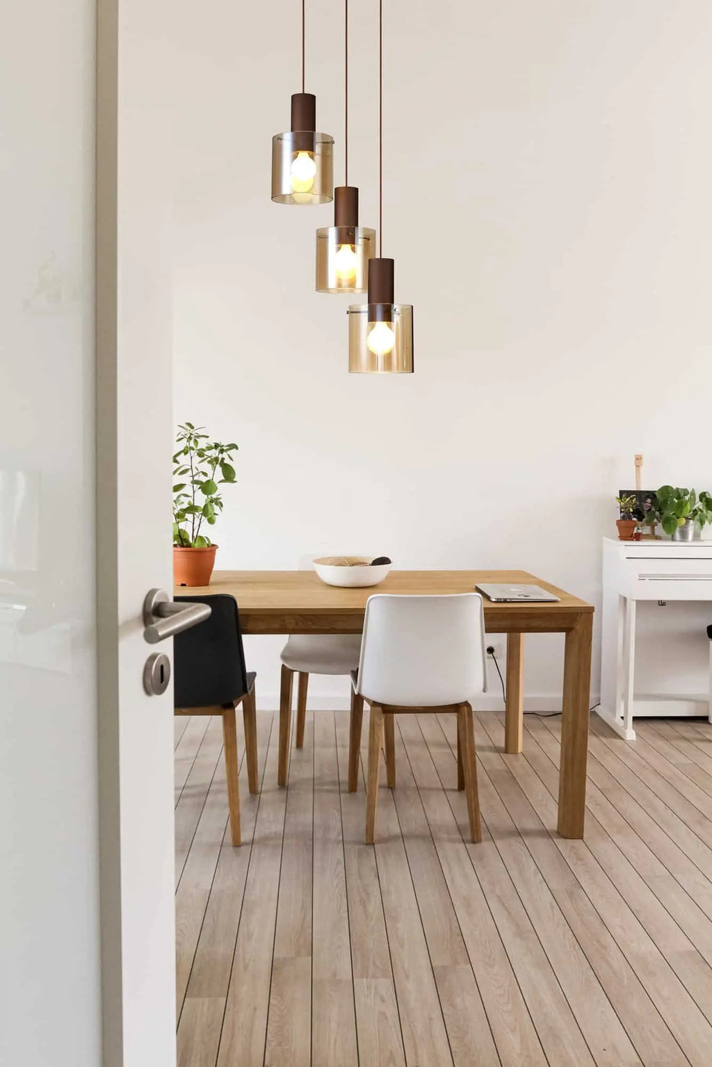 Bonni 3 Light Adjustable E27 Round Pendant Home Store Living