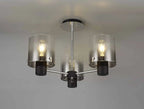 Bonni 3 Light Adjustable E27 Semi Flush Light Home Store Living
