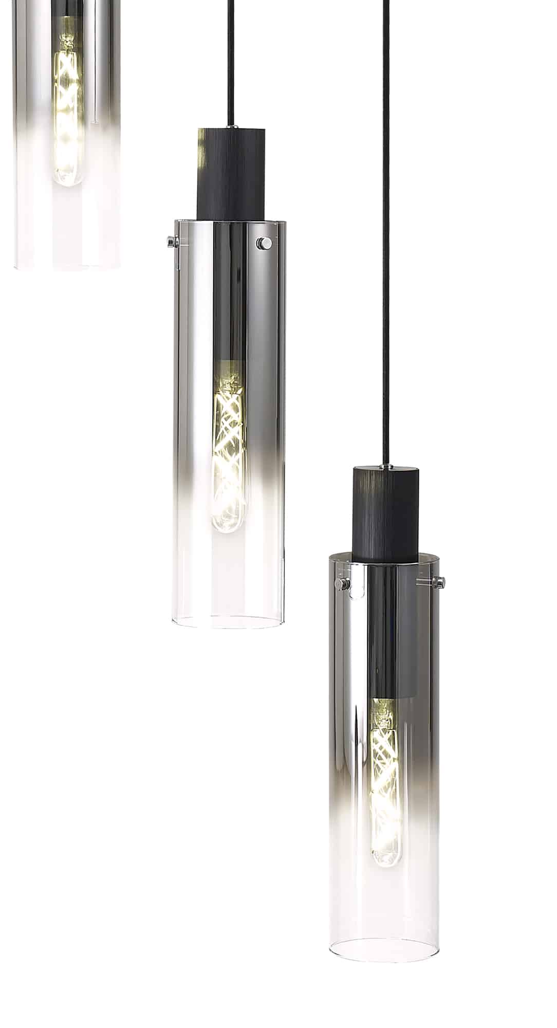 Bonni Slim 5 Light Adjustable E27 Round Pendant Home Store Living