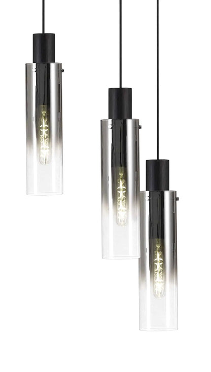 Bonni Slim 9 Light Adjustable E27 Round Pendant Home Store Living