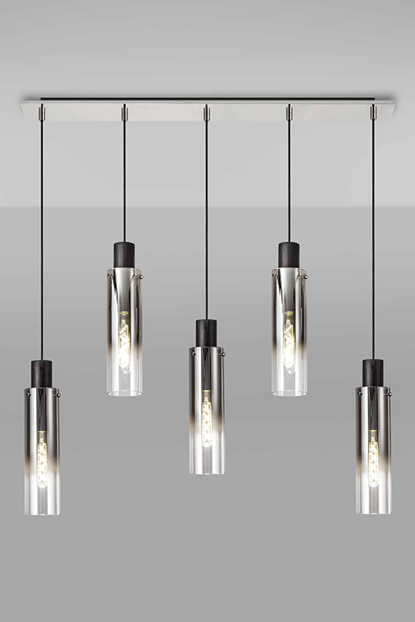 Bonni Slim 5 Light Adjustable Linear Pendant Home Store Living