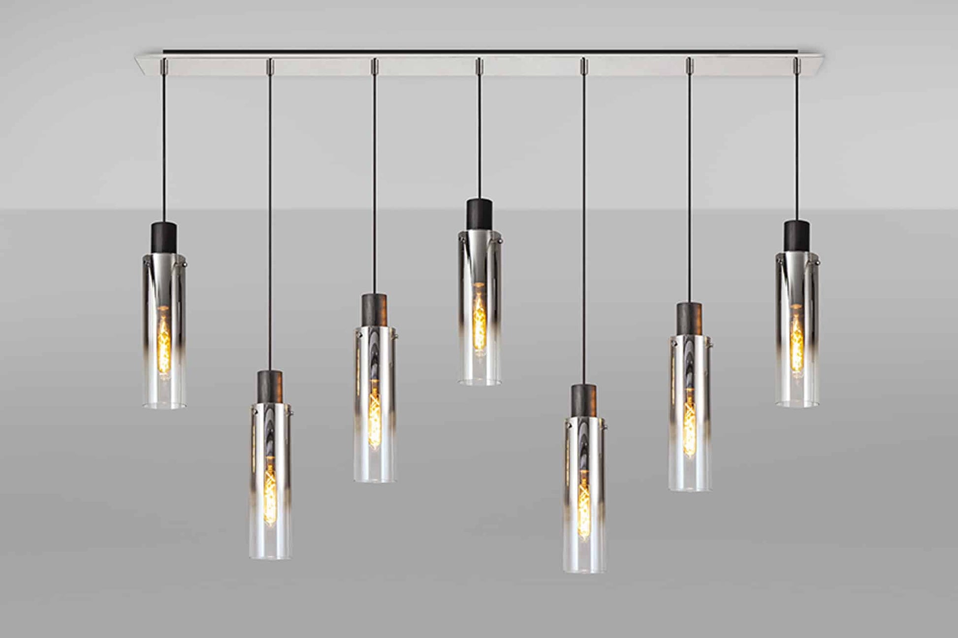 Bonni Slim 7 Light Adjustable Linear Pendant Home Store Living