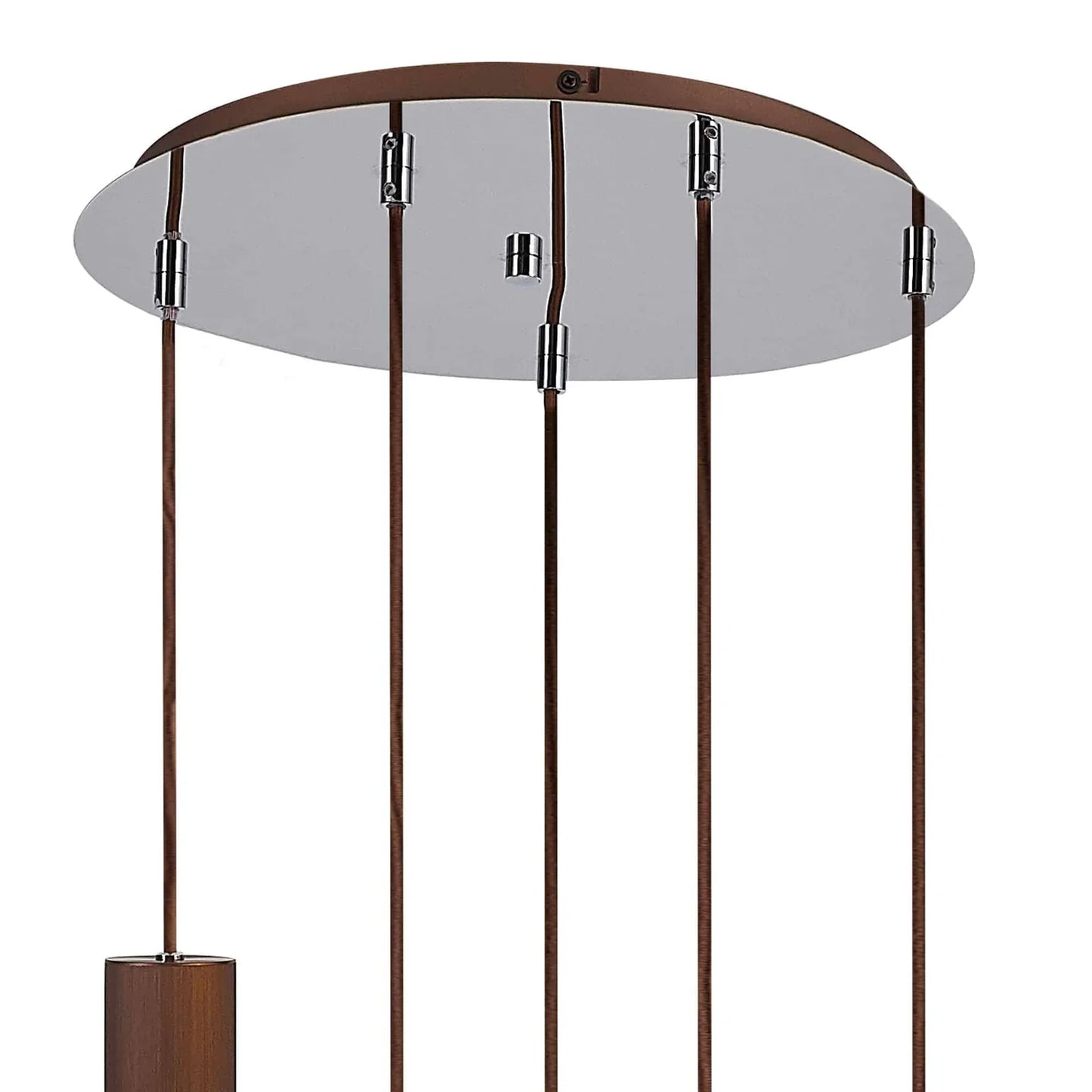 Bonni Slim 5 Light Adjustable E27 Round Pendant Home Store Living