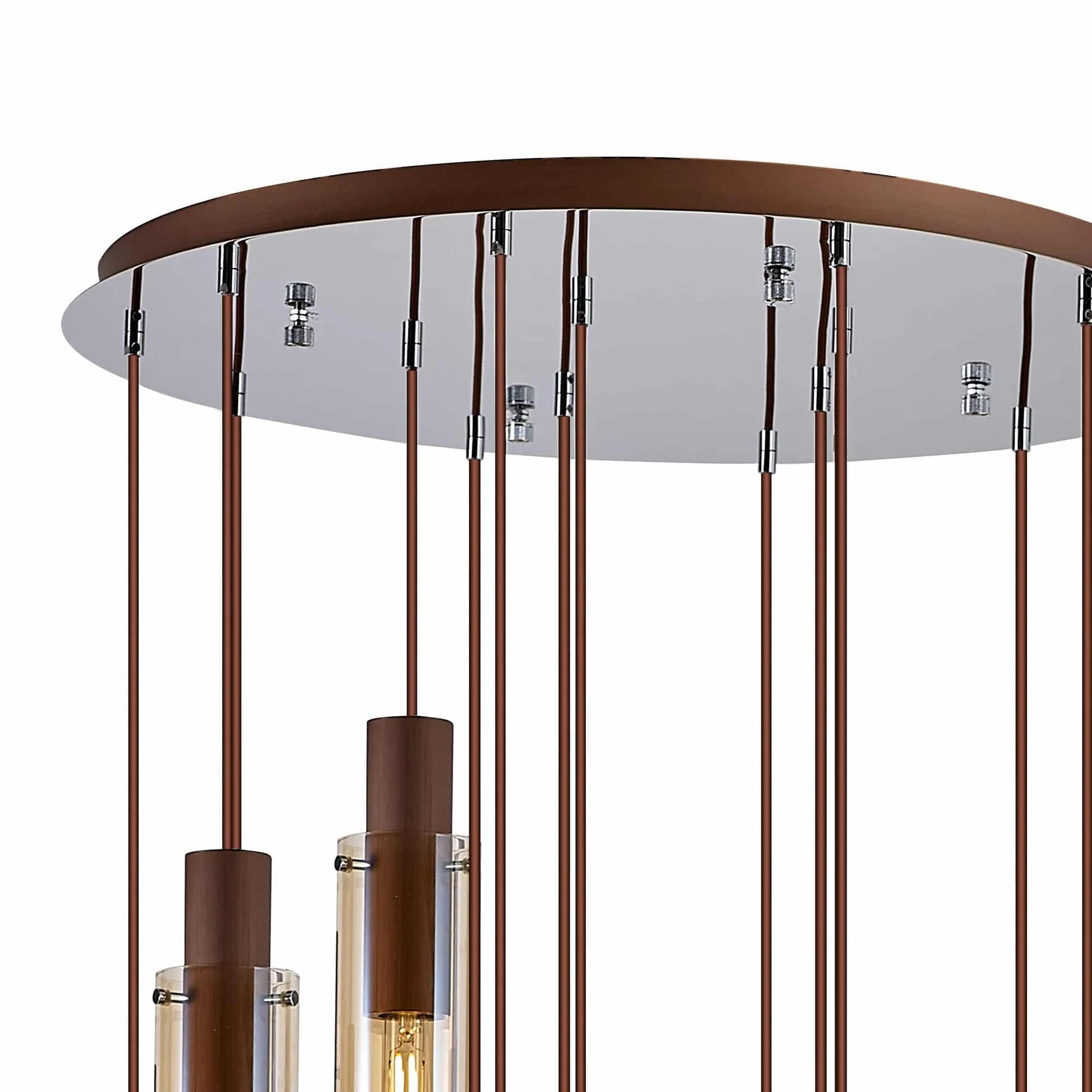 Bonni 15 Light Adjustable E27 Round Pendant Home Store Living