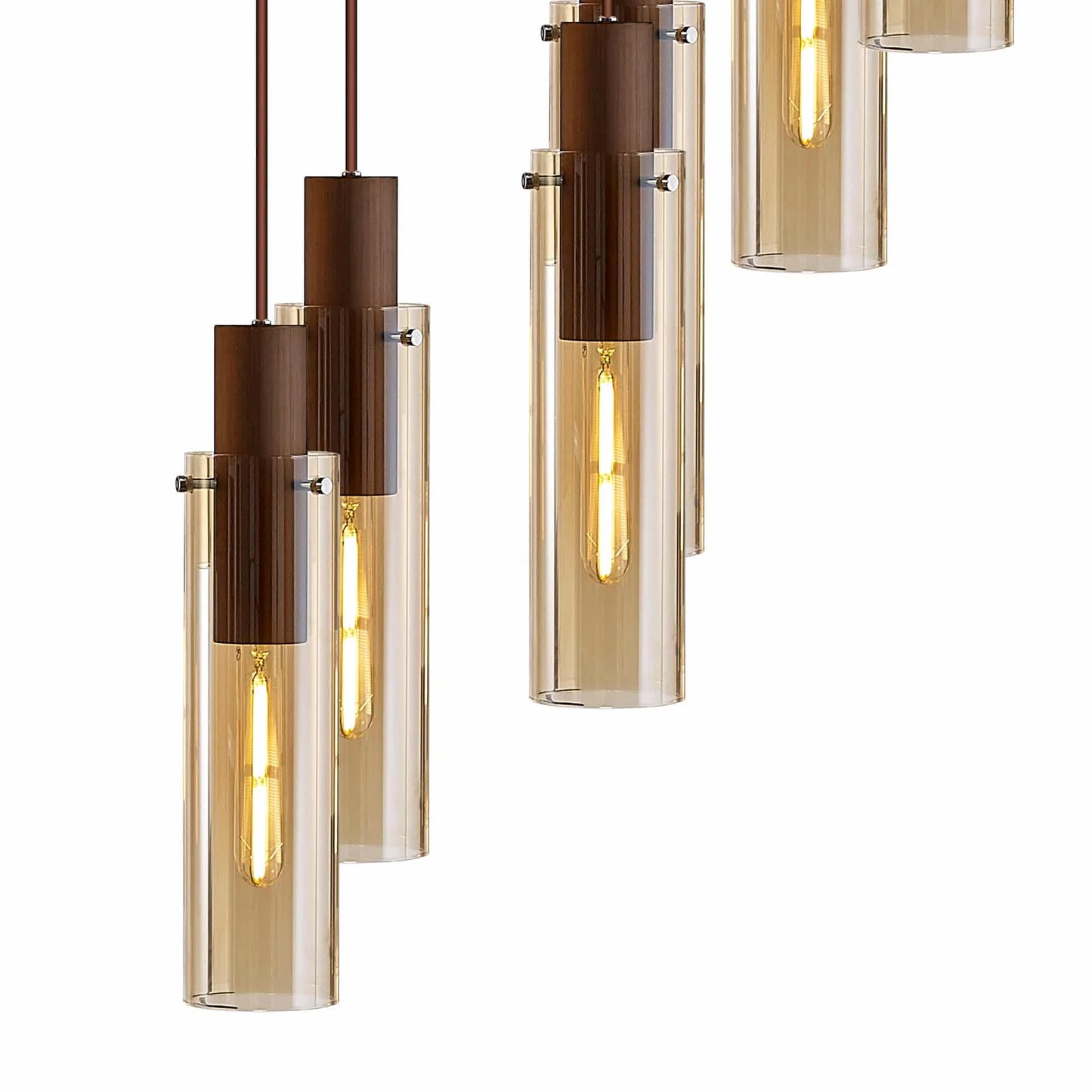 Bonni 15 Light Adjustable E27 Round Pendant Home Store Living