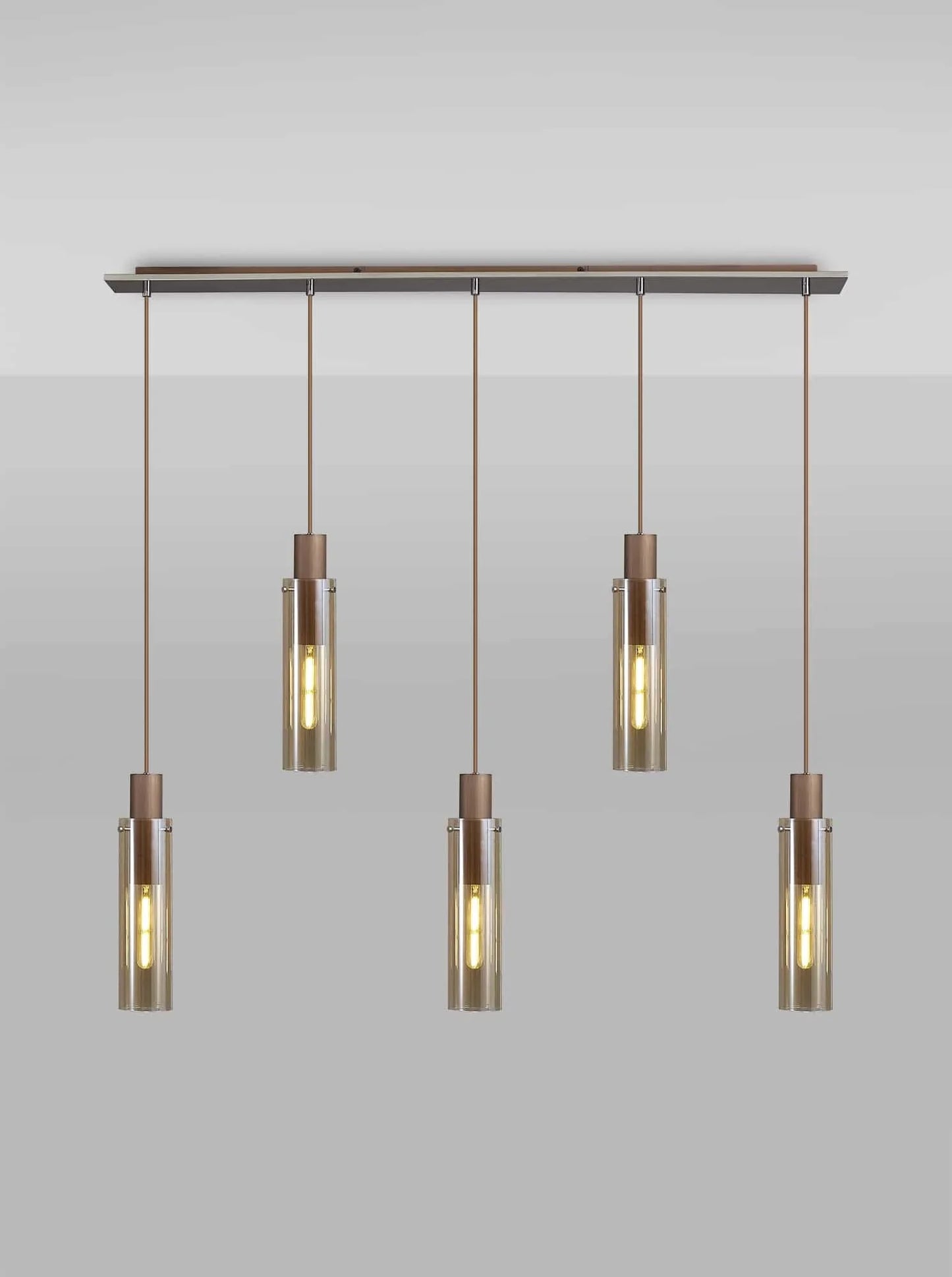 Bonni Slim 5 Light Adjustable Linear Pendant Home Store Living