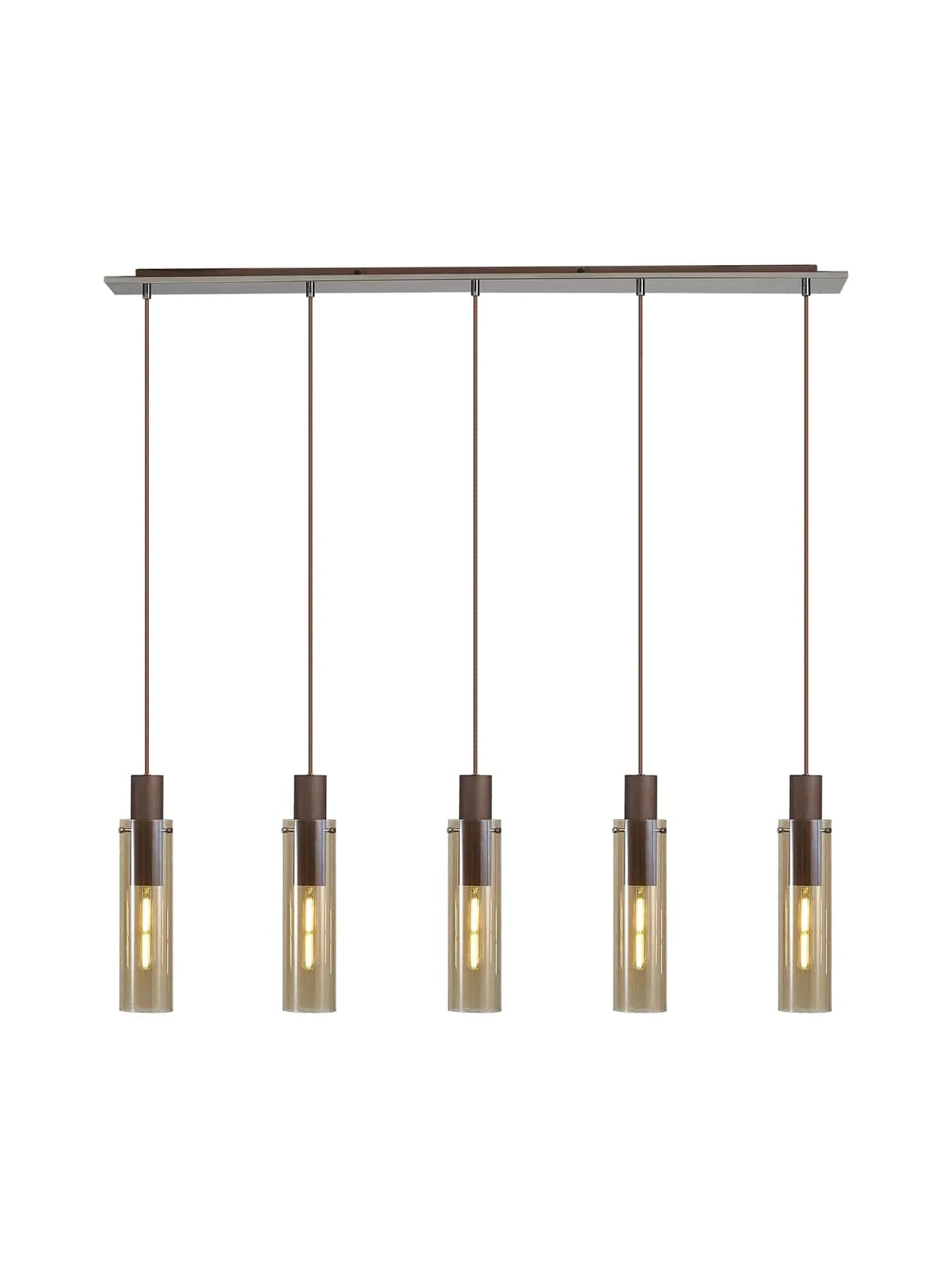 Bonni Slim 5 Light Adjustable Linear Pendant Home Store Living