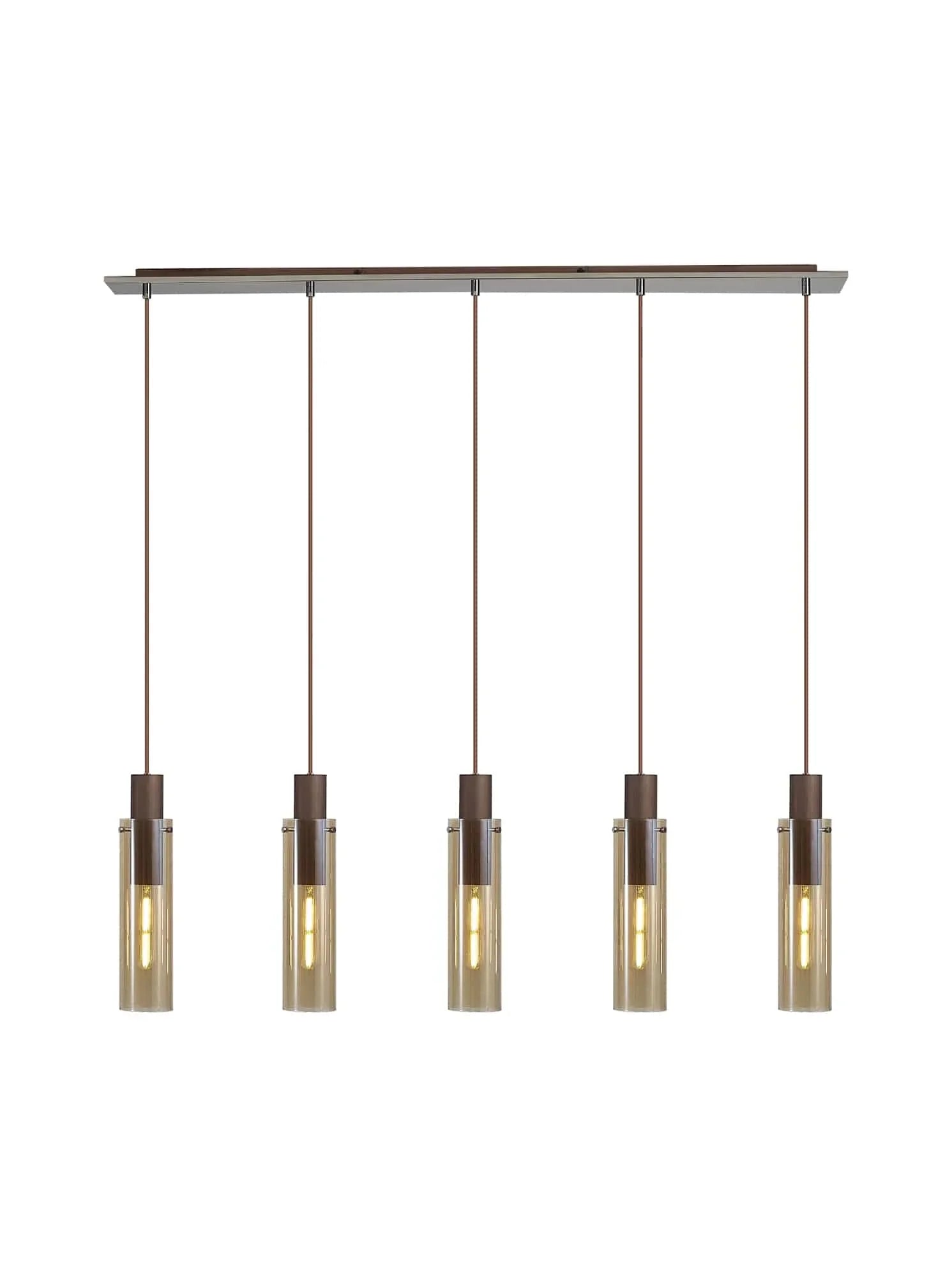 Bonni Slim 5 Light Adjustable Linear Pendant Home Store Living