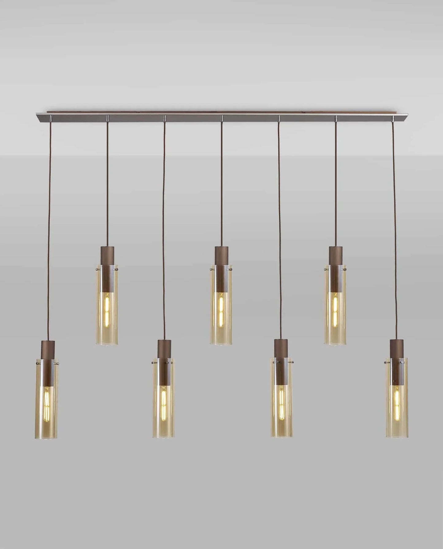 Bonni Slim 7 Light Adjustable Linear Pendant Home Store Living