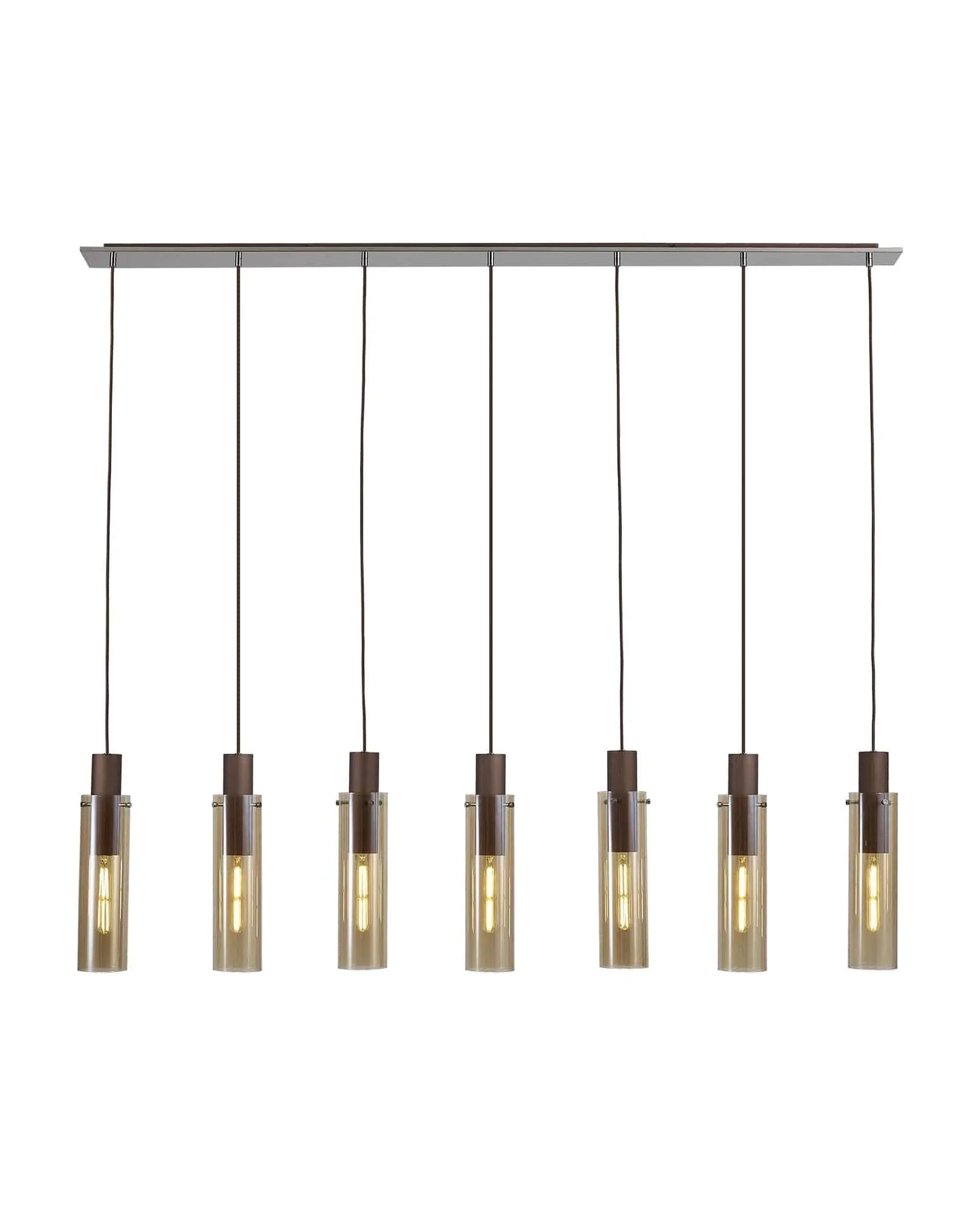 Bonni Slim 7 Light Adjustable Linear Pendant Home Store Living