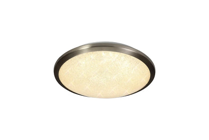 Brynn Satin Nickel/Crystalline Ceiling Light Home Store Living