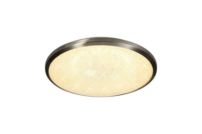 Brynn Satin Nickel/Crystalline Ceiling Light Home Store Living