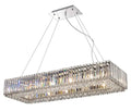 Andora 12 Light Crystal Pendant Bar Light Bravo Lighting