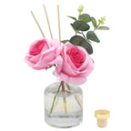 Desire Aroma Rose & Bergamot 200ml Pink Rose Reed Diffuser Lesser & Pavey Ltd