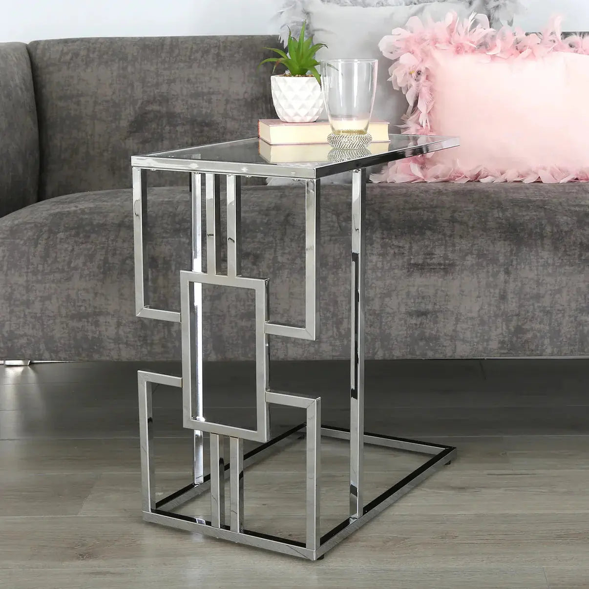 Gino chrome sofa table Home Store Living