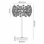 Brantley 6 Light Crystal Table Lamp Home Store Living