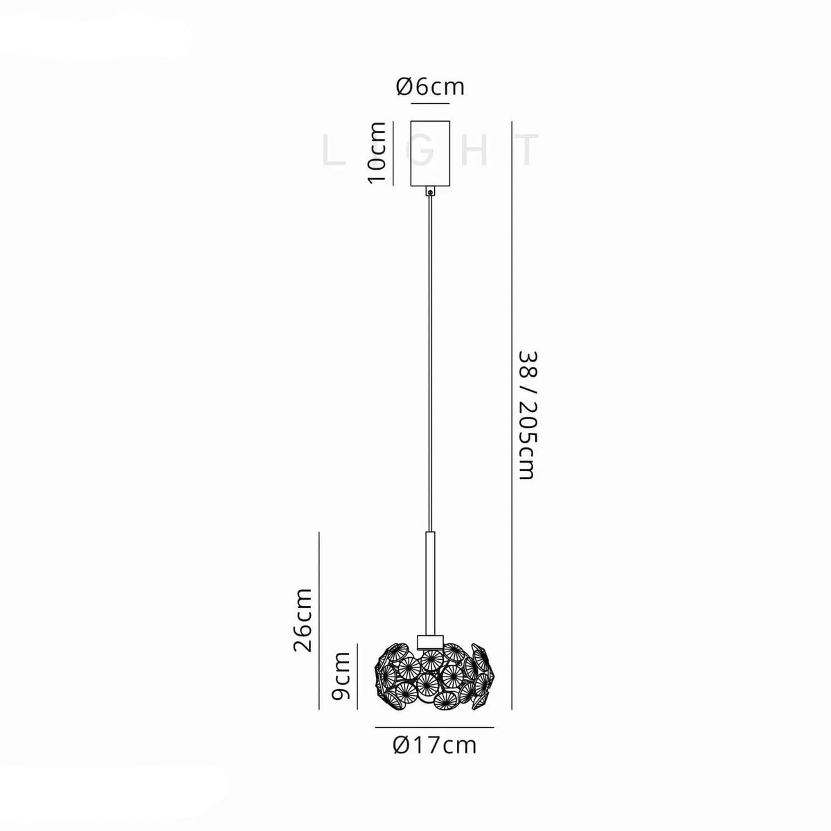 Brantley Single Pendant Ceiling Light Home Store Living