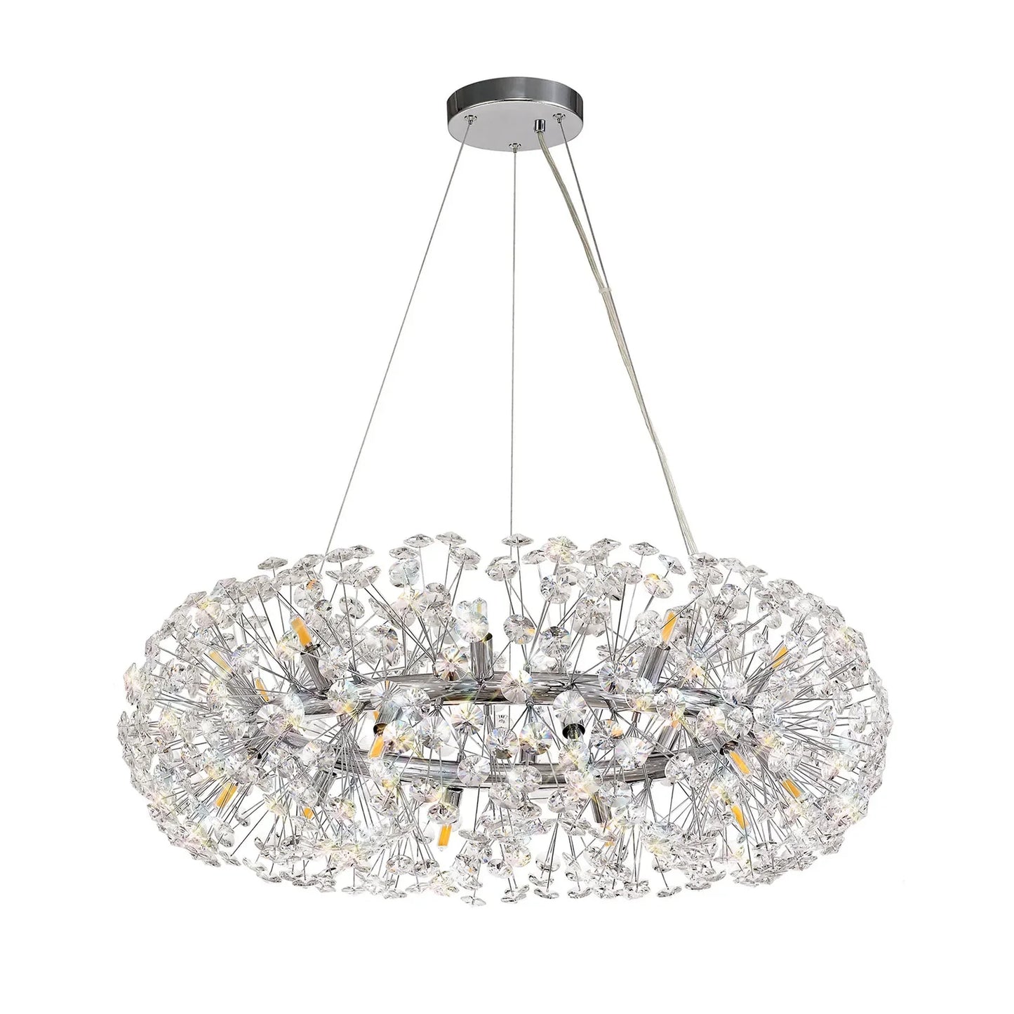 Brantley Crystal Ring Pendant Light Home Store Living