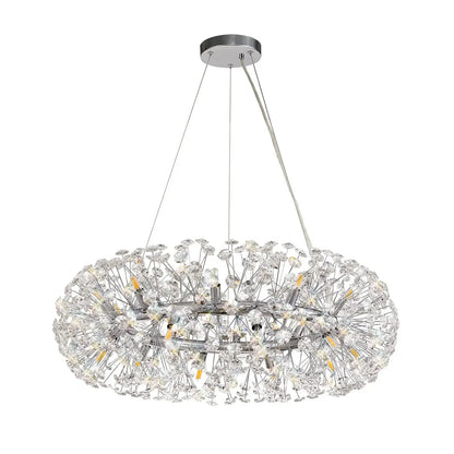 Brantley Crystal Ring Pendant Light Home Store Living