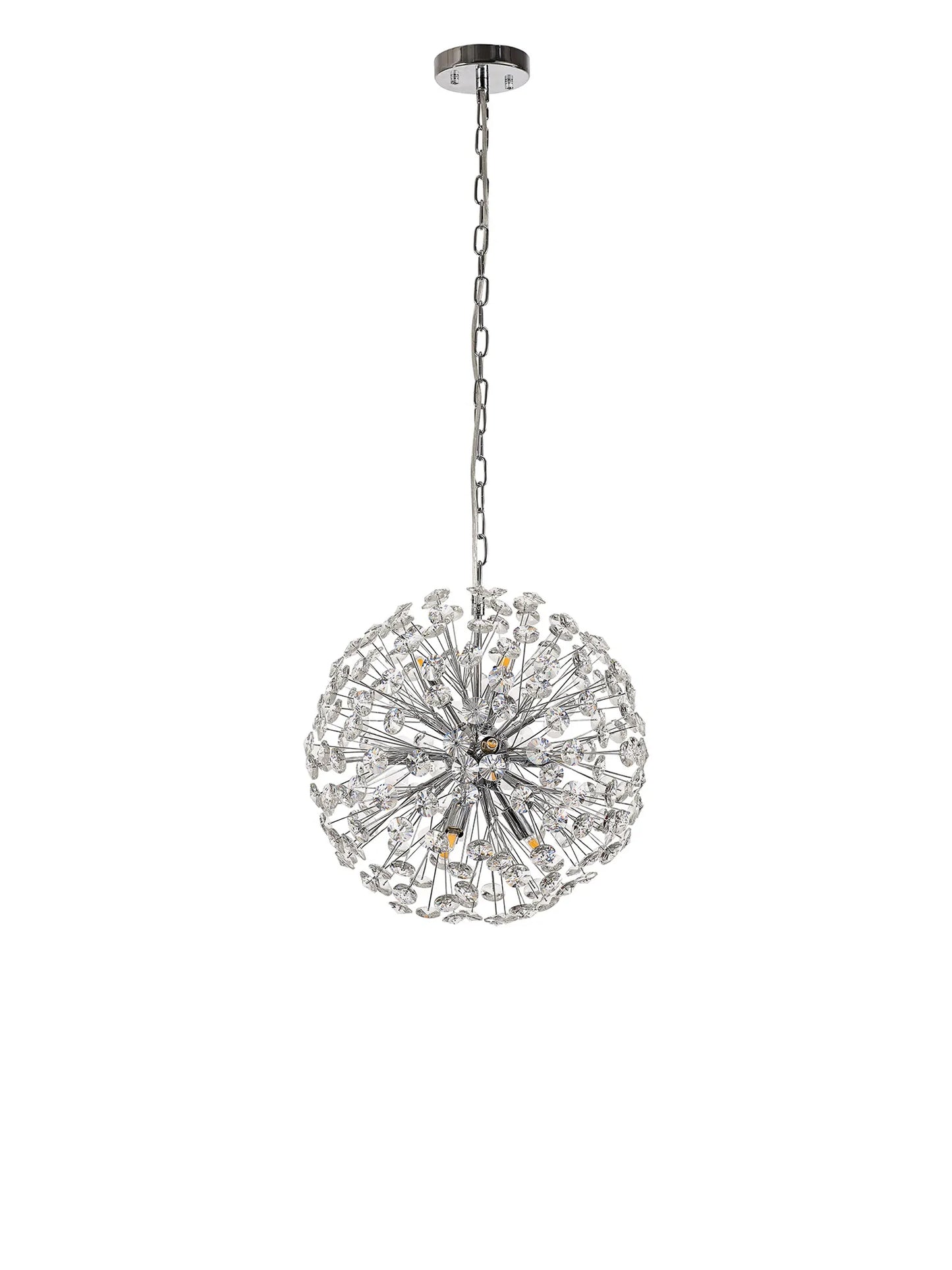 Brantley Pendant 40cm Sphere 9 Light G9 Polished Chrome / Crystal