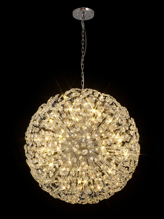 Brantley Oblong Linear Pendant 14 Light G9 French Gold / Crystal (44 extra sets of crystal)