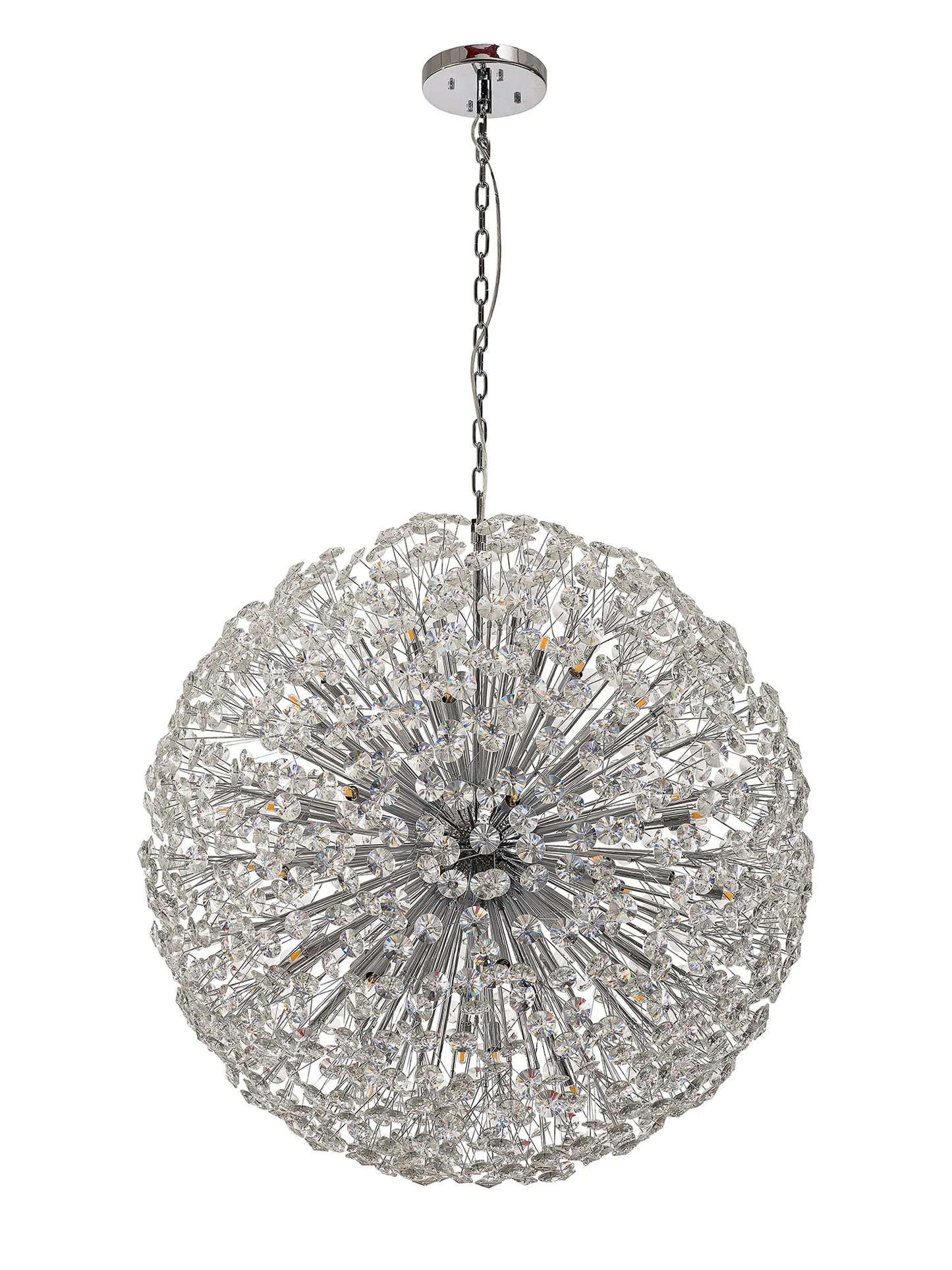 Brantley Oblong Linear Pendant 14 Light G9 French Gold / Crystal (44 extra sets of crystal)