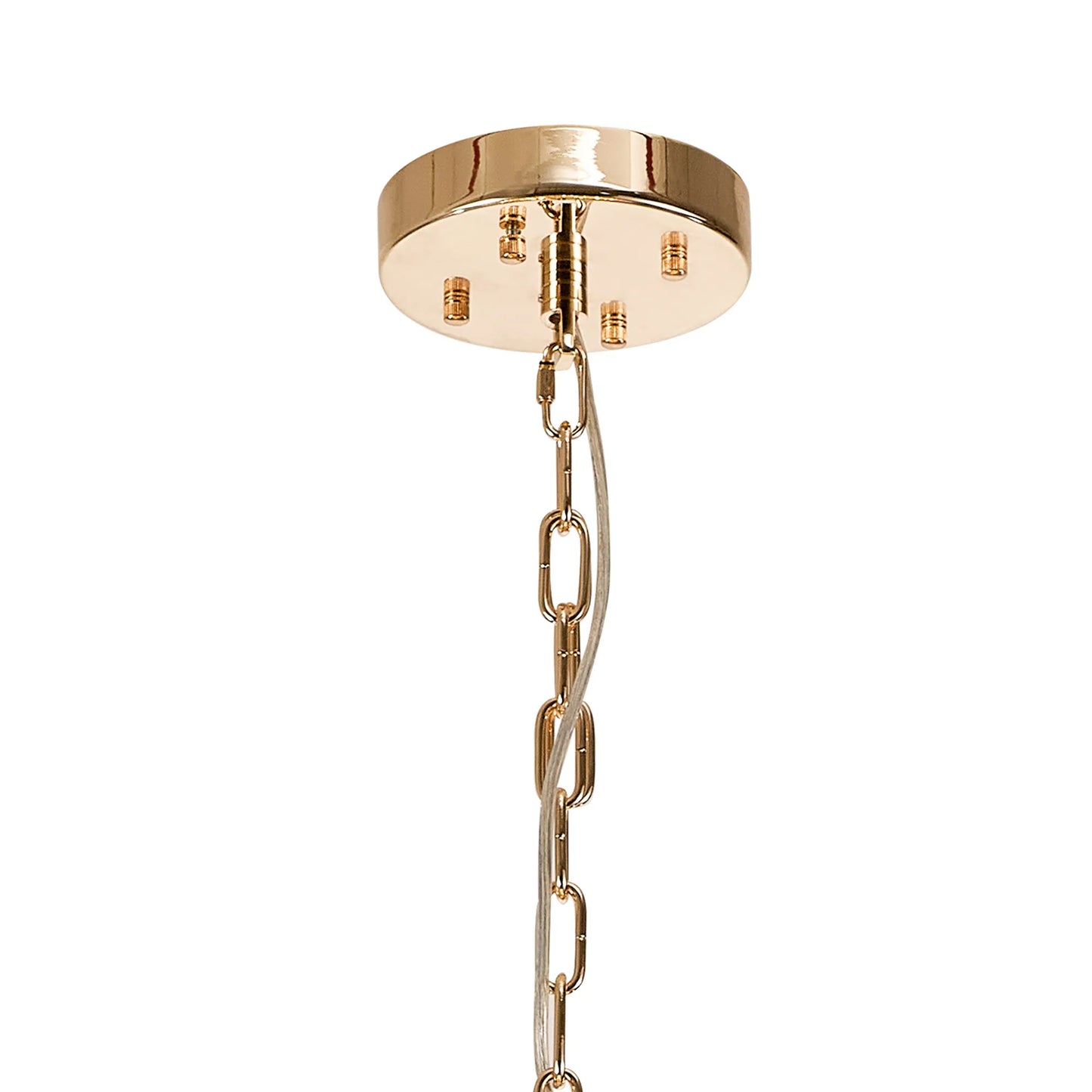 Brantley Pendant 80cm Sphere 24 Light G9 French Gold / Crystal, Item Weight: 19.7kg