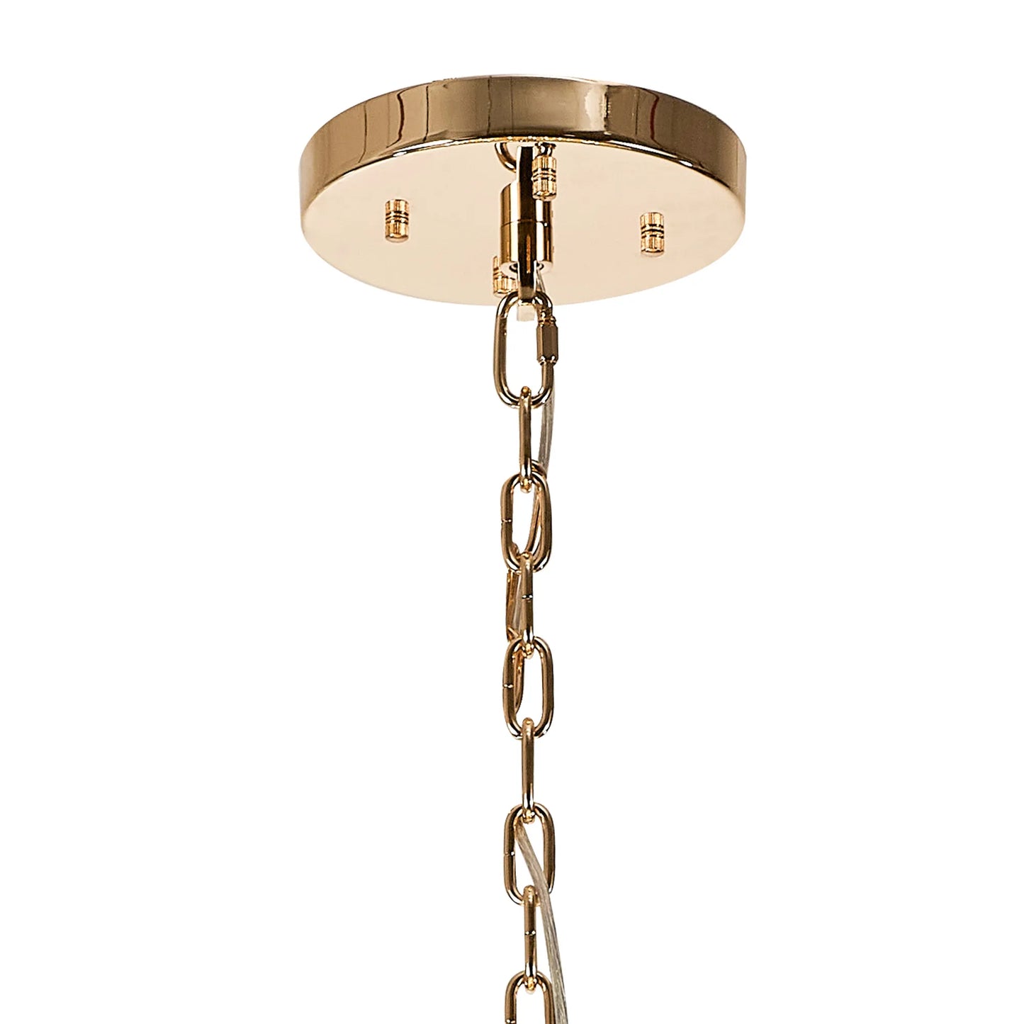 Brantley Pendant 1m Sphere 48 Light G9 French Gold / Crystal, Item Weight: 42.5kg