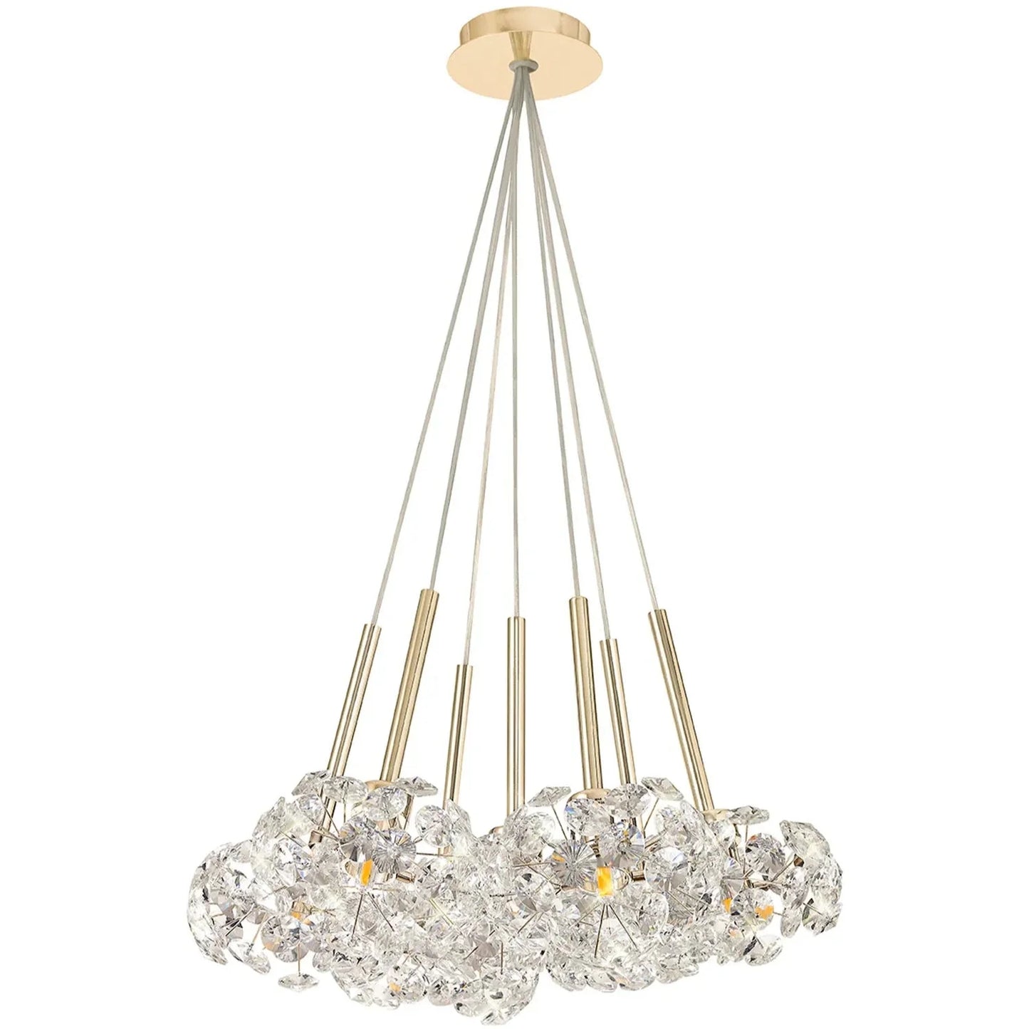 Brantley 7 Light 1.5m Cluster Pendant Home Store Living