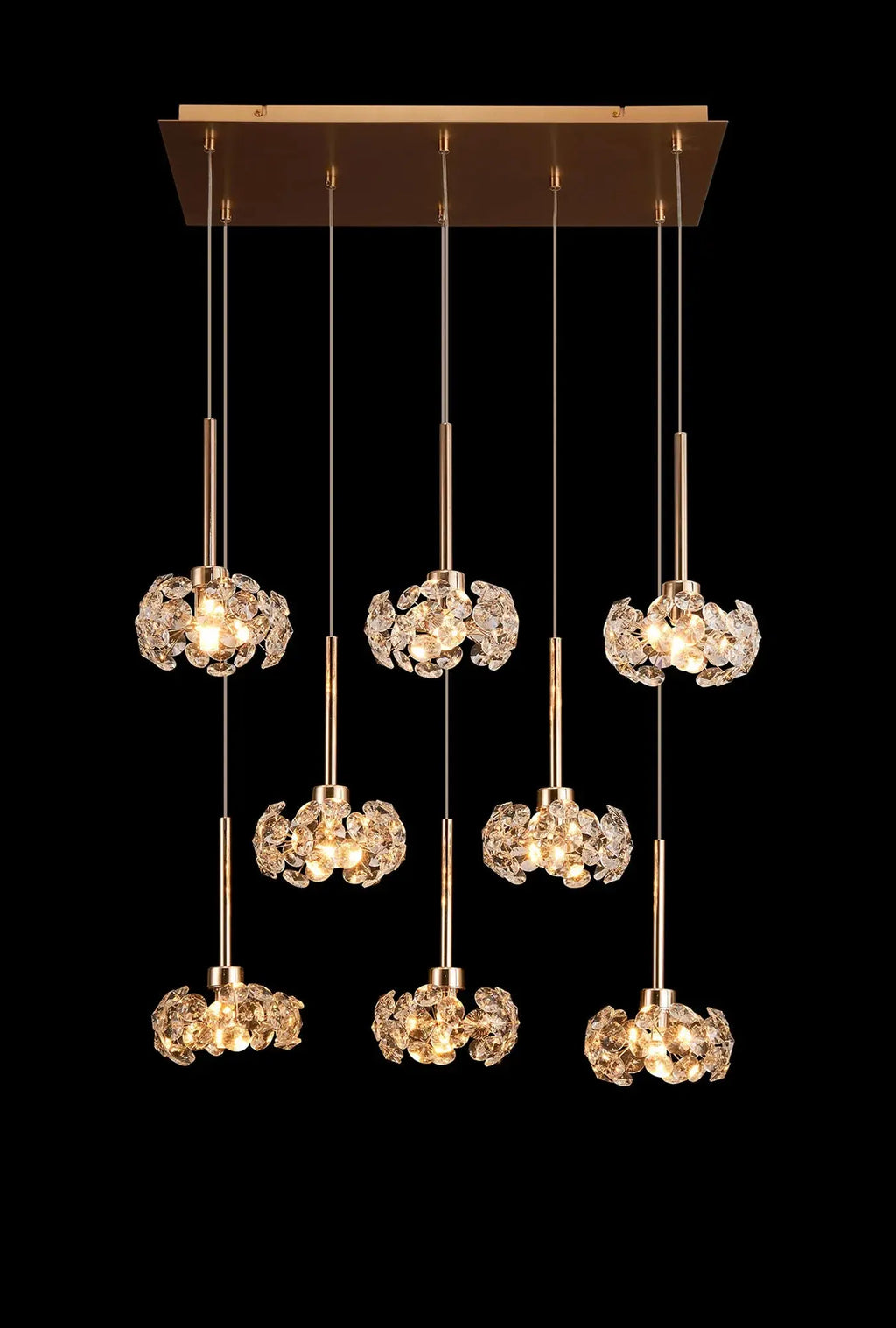 Brantley Rectangle Multiple Pendant Light Home Store Living