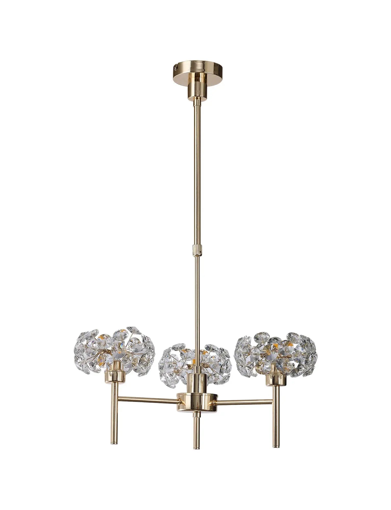 Brantley Telescopic Crystal Ceiling Light Home Store Living