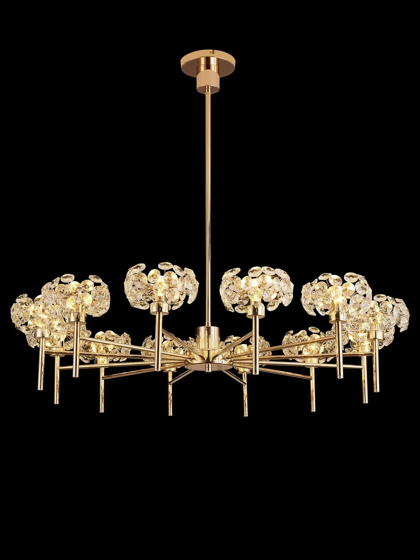 Brantley Telescopic Crystal Ceiling Light Home Store Living