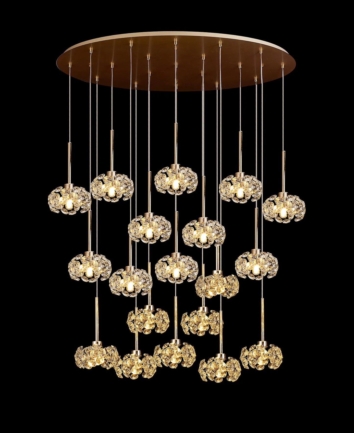 Brantley Oval 19 Light Multiple Pendant Light Home Store Living