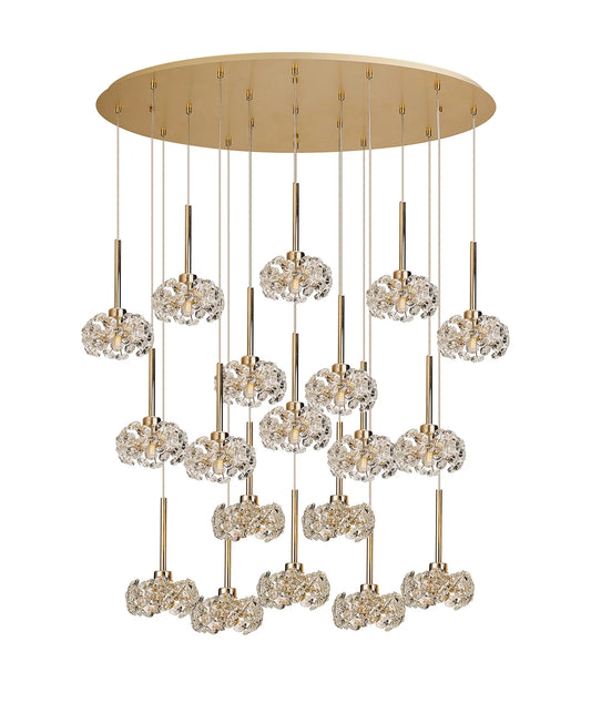 Brantley Oval 19 Light Multiple Pendant Light Home Store Living