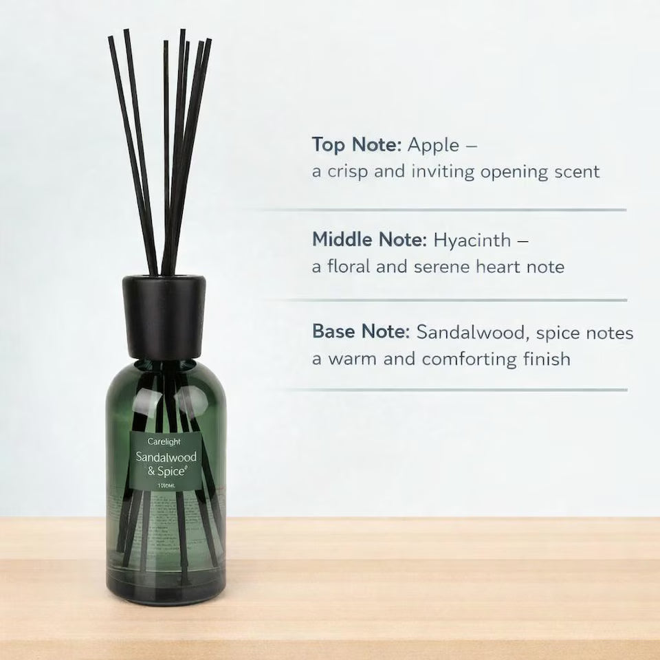 Candlelight Sandalwood & Spice 1000ml Reed Diffuser candlelight